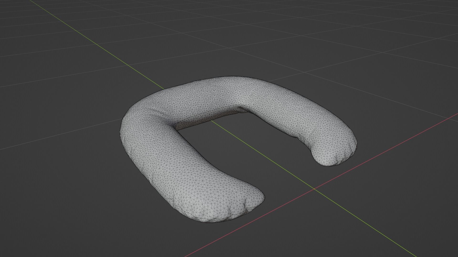Neck Pillow Low-poly 3D model_6