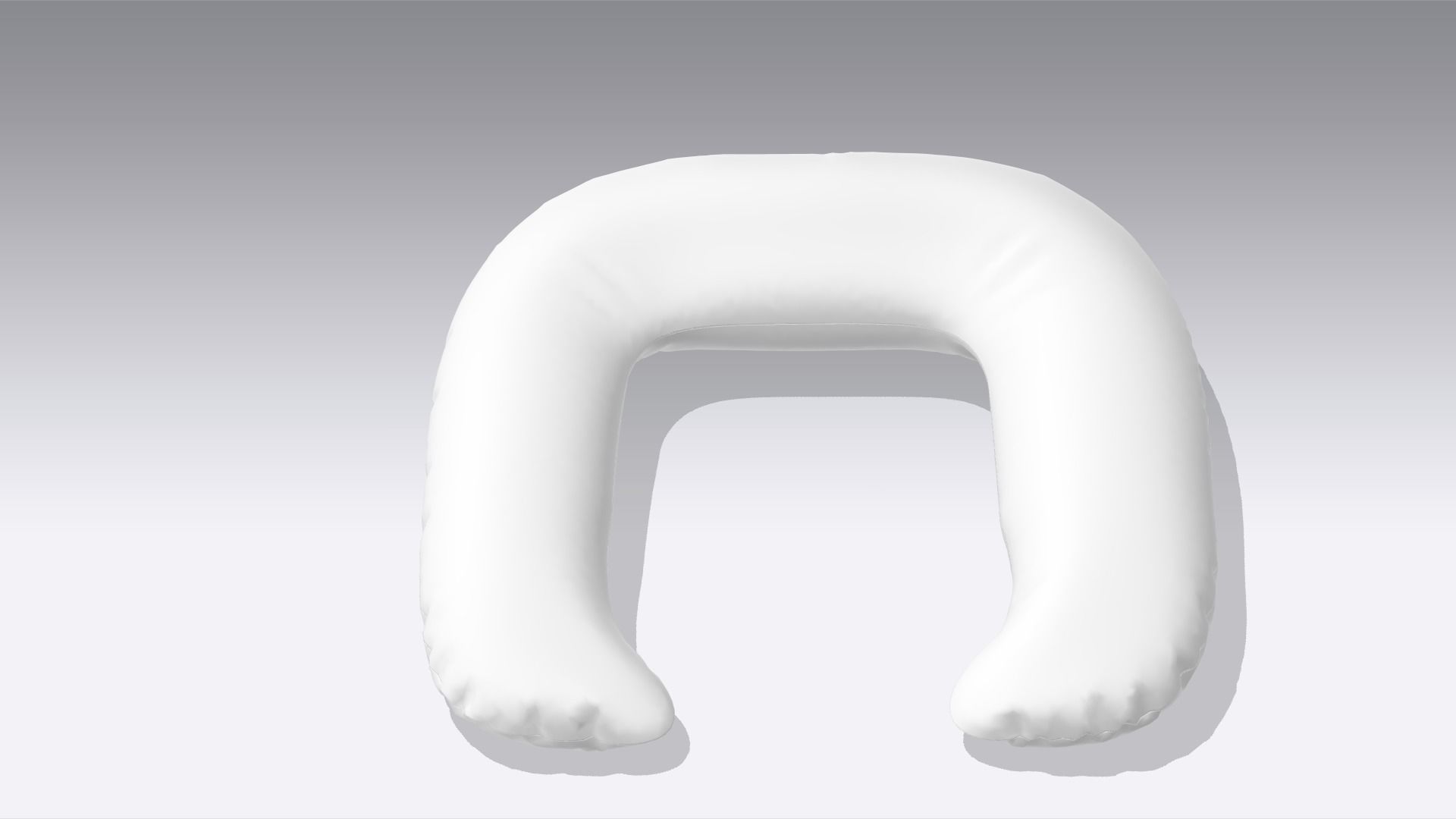 Neck Pillow Low-poly 3D model_3