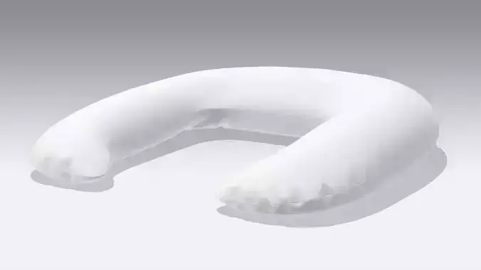 Neck Pillow Low-poly 3D model