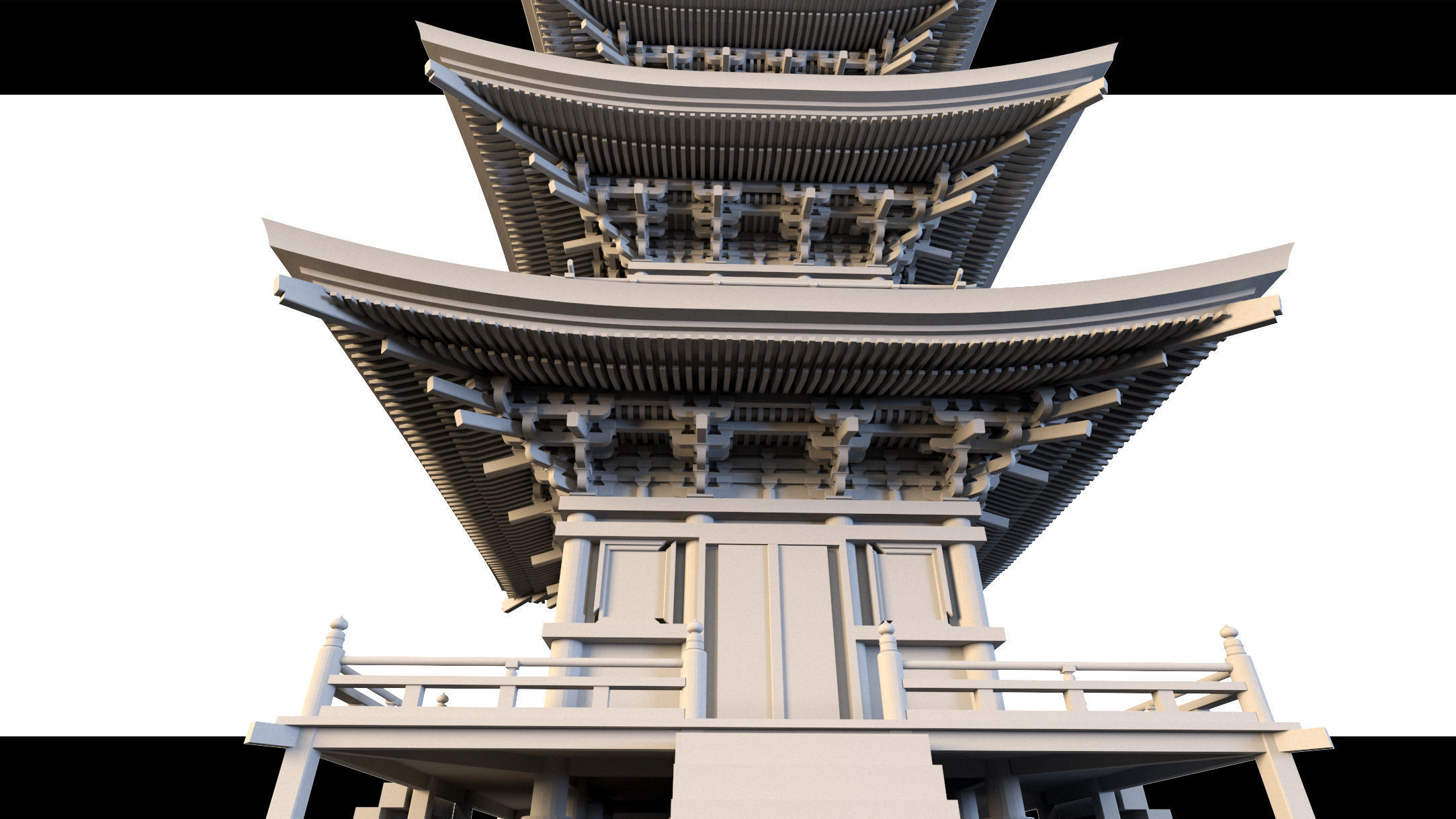 Pagoda- 3d Model 3D model_6