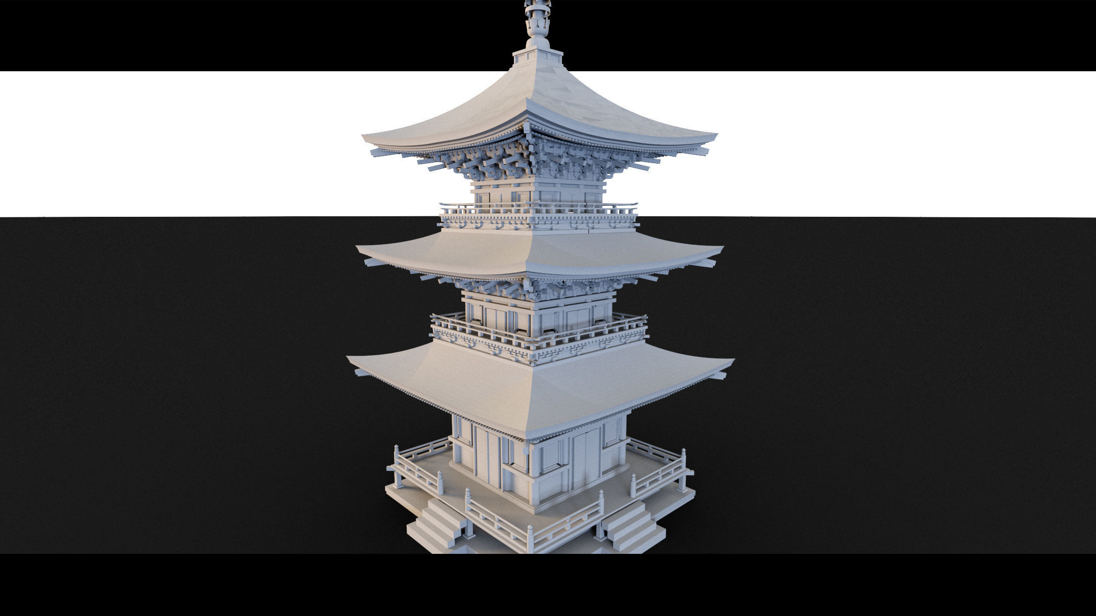 Pagoda- 3d Model 3D model_4