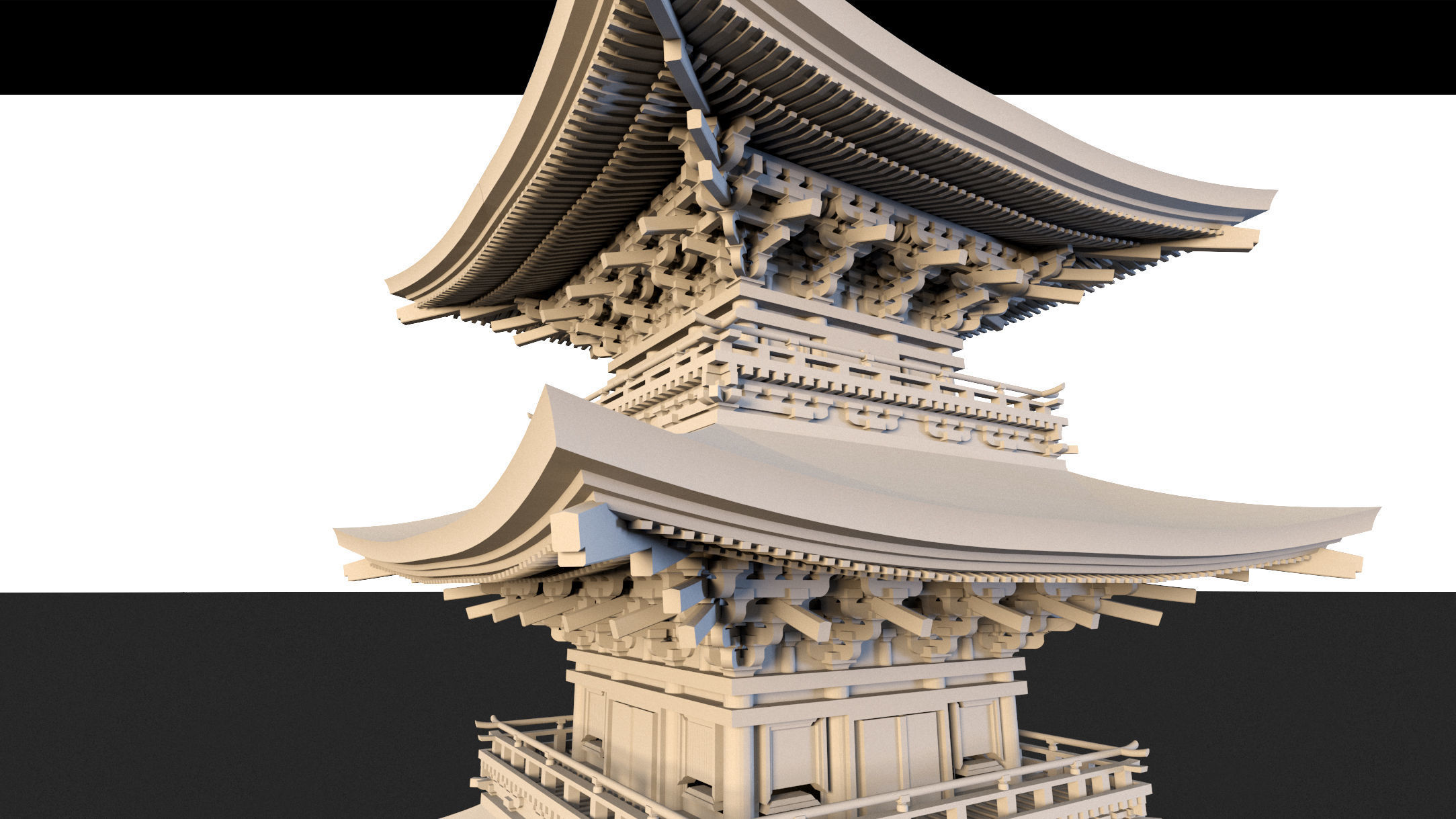Pagoda- 3d Model 3D model_5