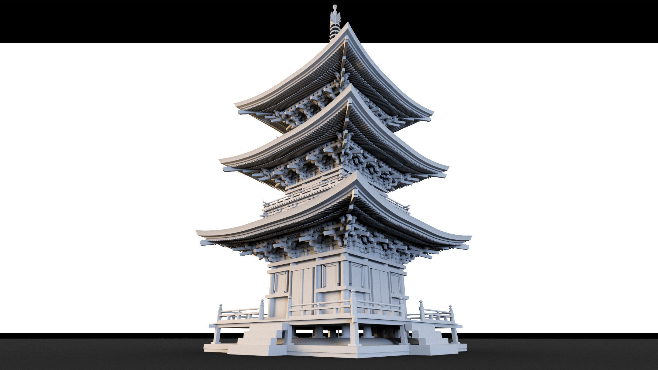 Pagoda- 3d Model 3D model_1