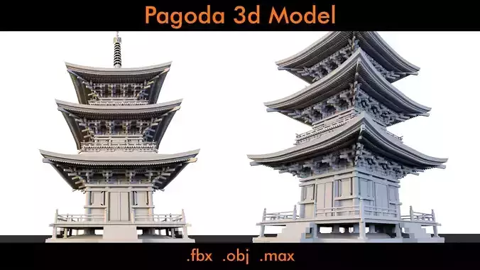 Pagoda- 3d Model 3D model