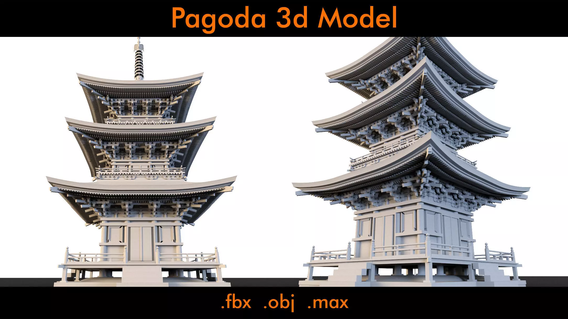 Pagoda- 3d Model 3D model_0