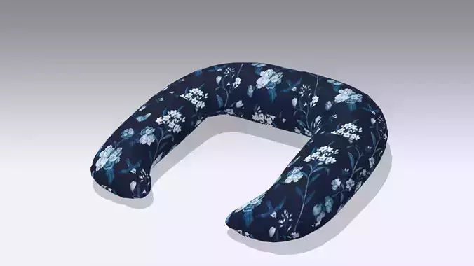 Travel Pillow Low-poly 3D model