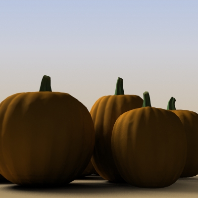Pumpkins 3D model_6