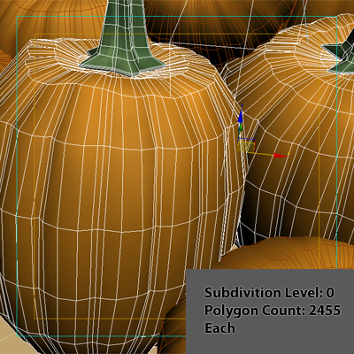 Pumpkins 3D model_8