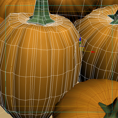Pumpkins 3D model_13