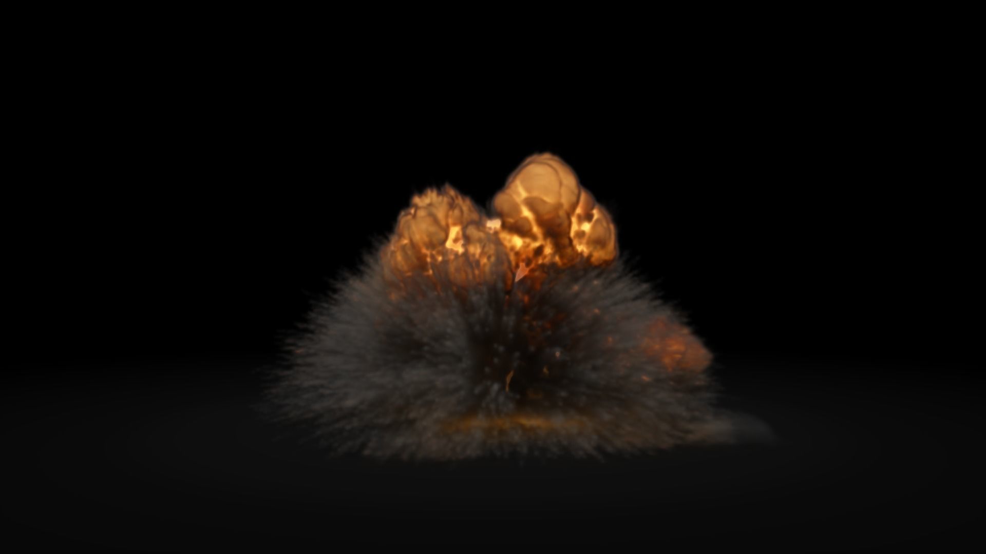 Low Poly Explosions Pack - vdb animated 3D model_12