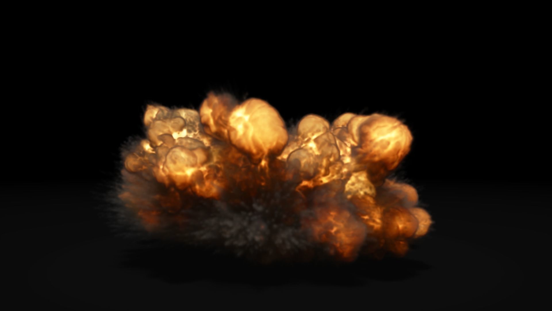 Low Poly Explosions Pack - vdb animated 3D model_24