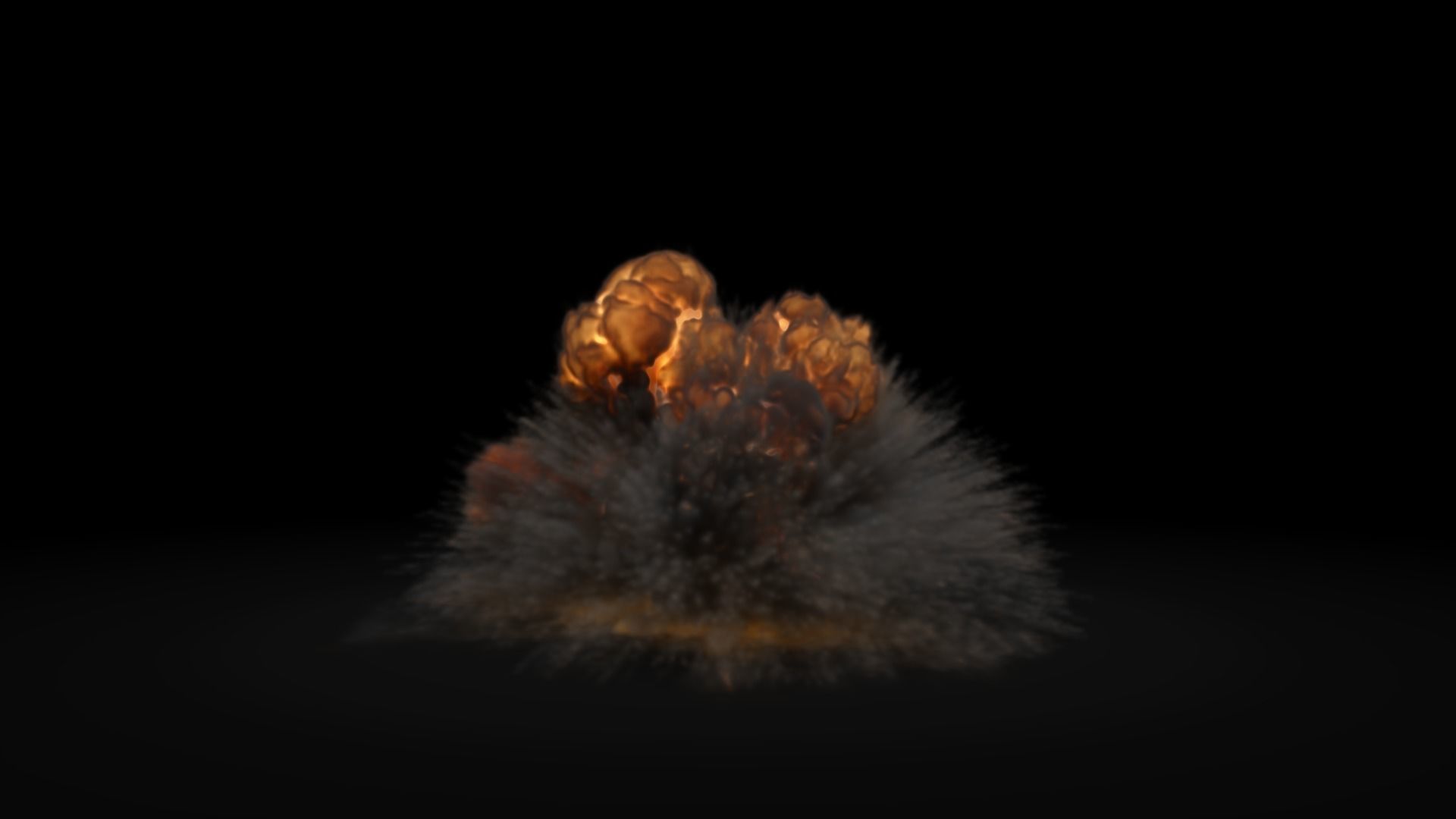 Low Poly Explosions Pack - vdb animated 3D model_11
