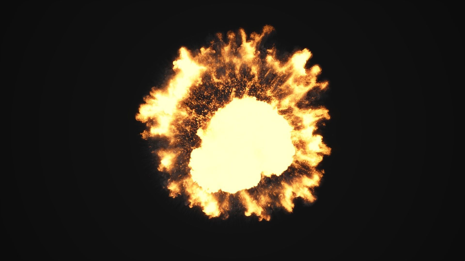 Low Poly Explosions Pack - vdb animated 3D model_21
