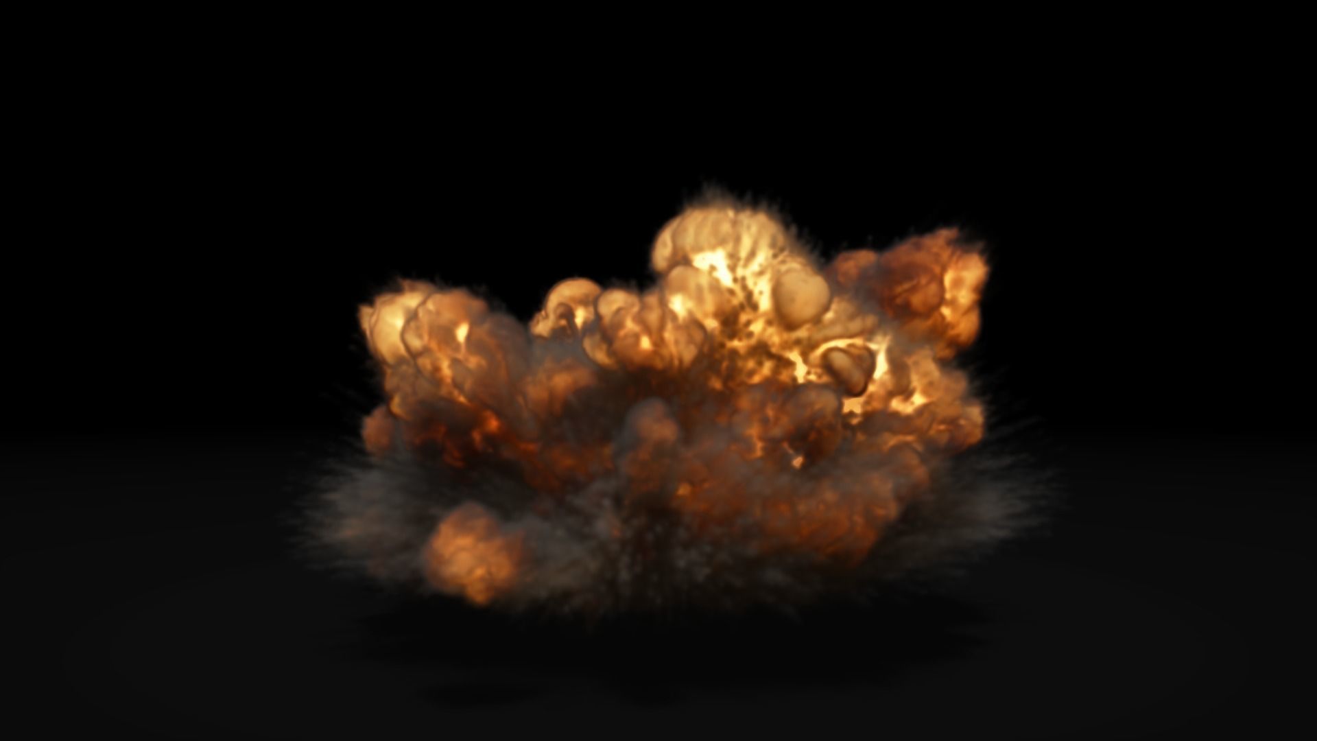 Low Poly Explosions Pack - vdb animated 3D model_25