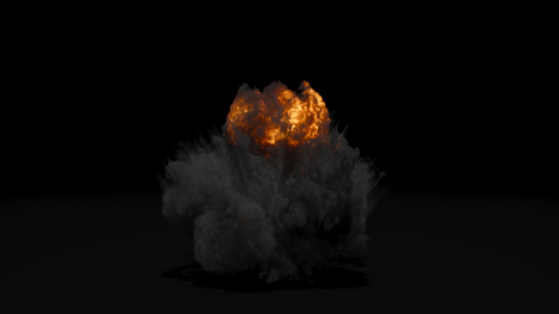 Low Poly Explosions Pack - vdb animated 3D model_50