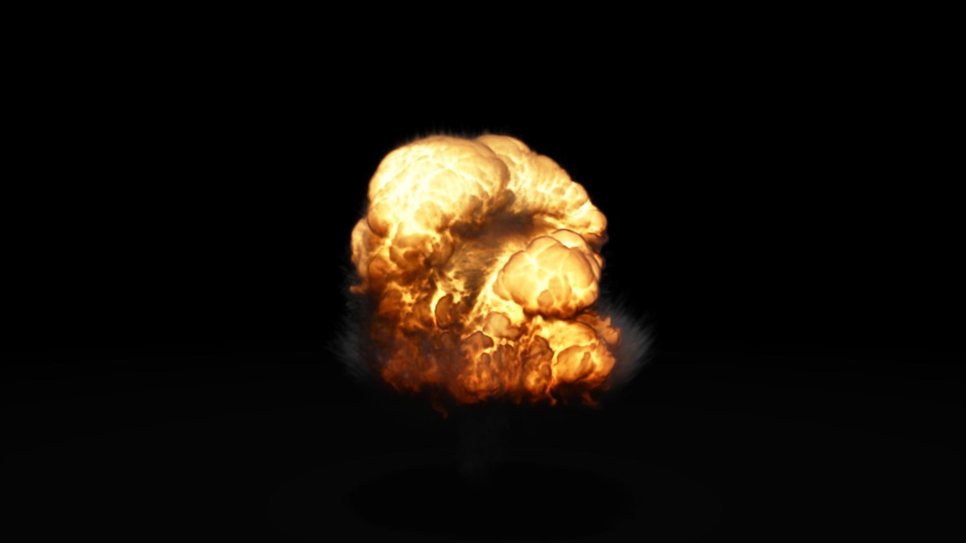 Low Poly Explosions Pack - vdb animated 3D model_29