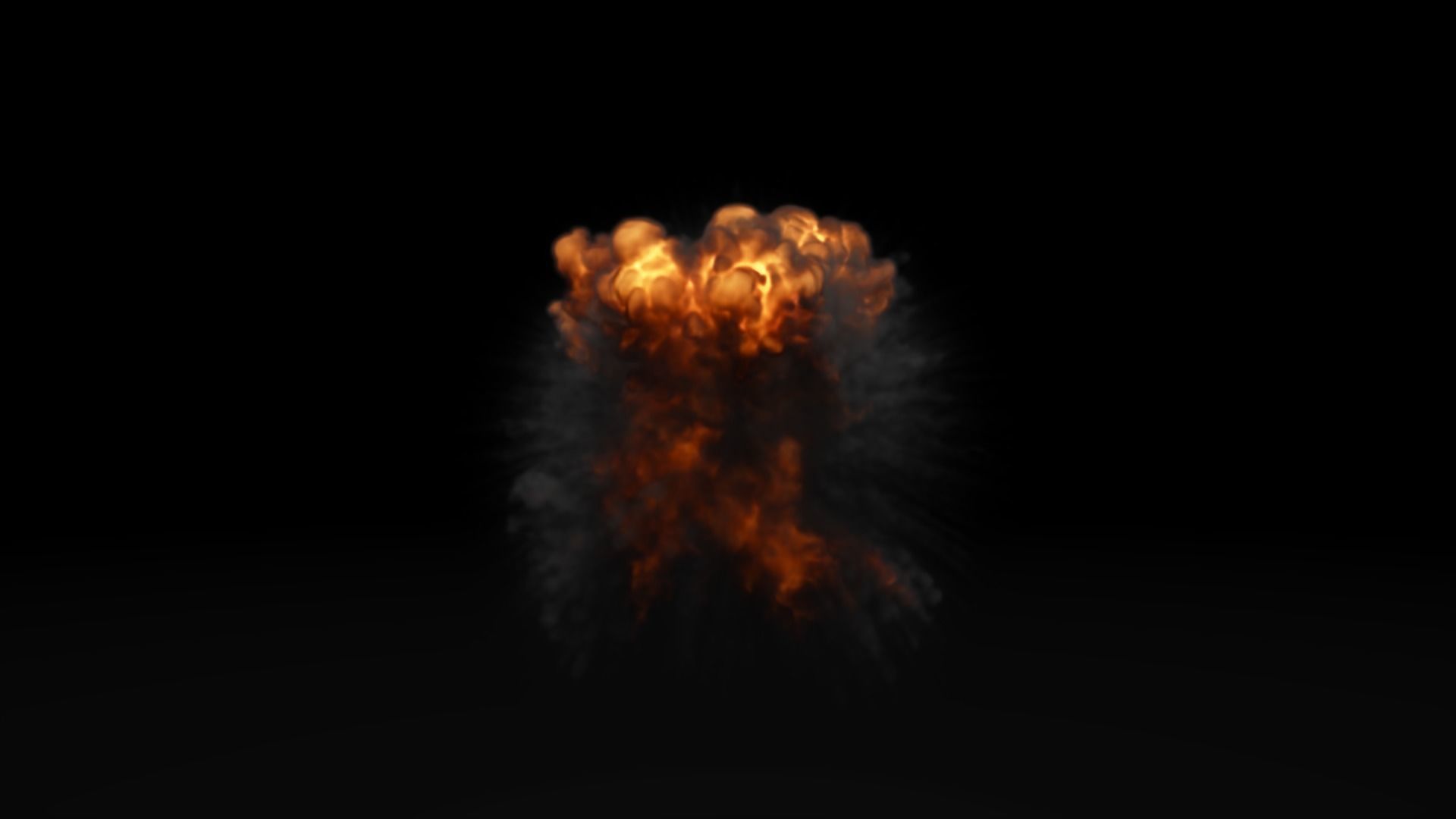 Low Poly Explosions Pack - vdb animated 3D model_59