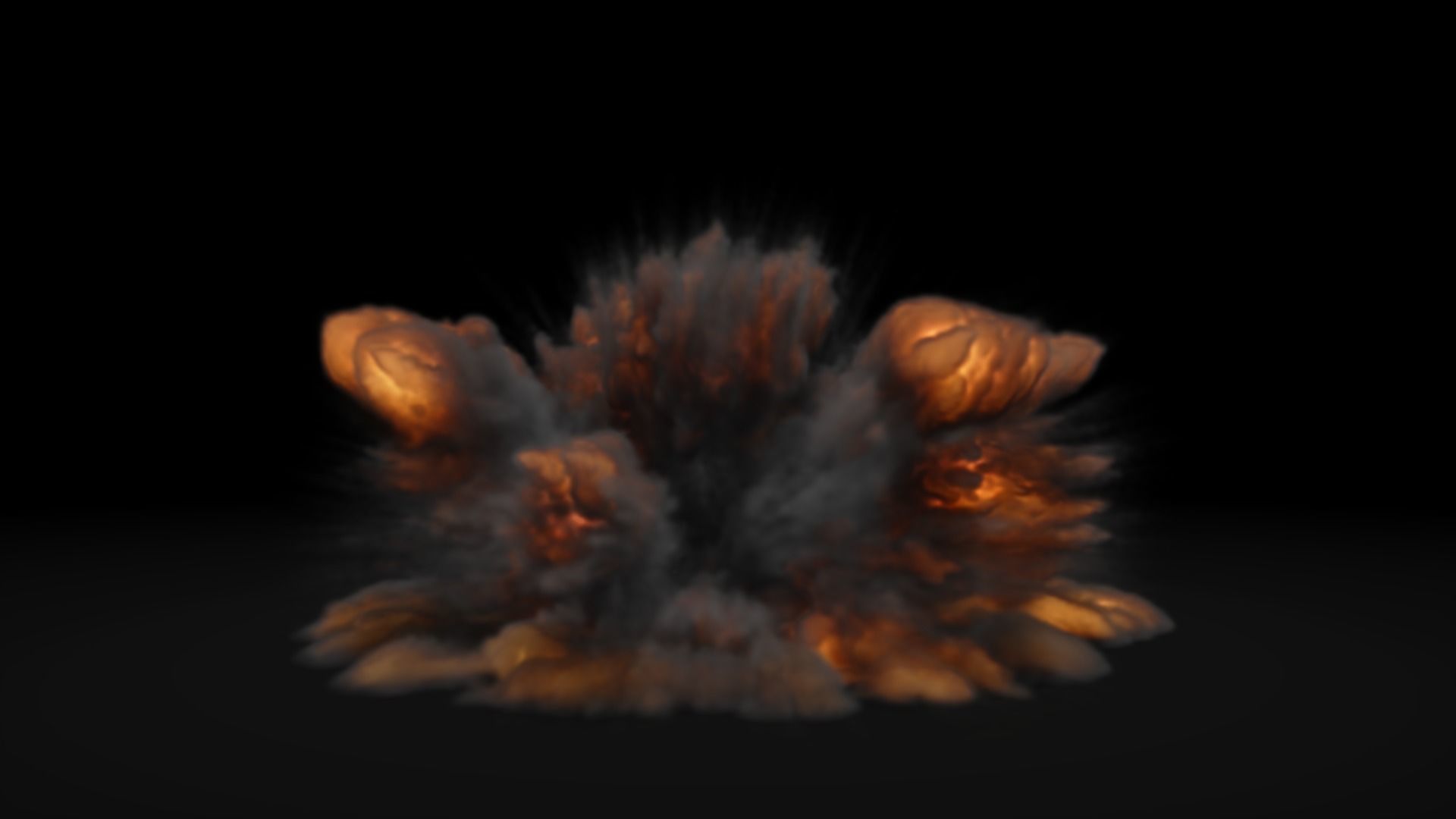 Low Poly Explosions Pack - vdb animated 3D model_8