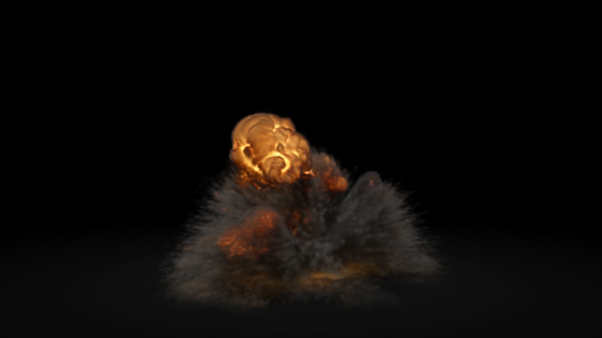 Low Poly Explosions Pack - vdb animated 3D model_13