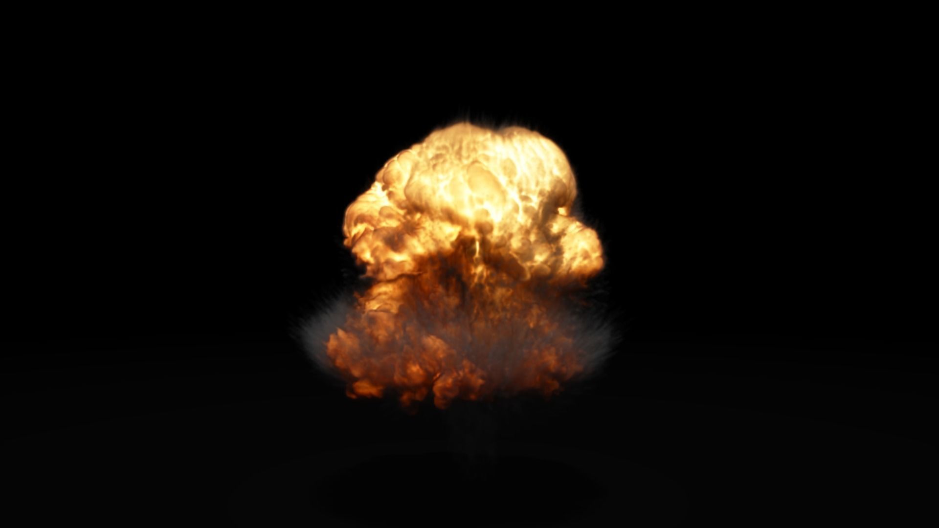 Low Poly Explosions Pack - vdb animated 3D model_30