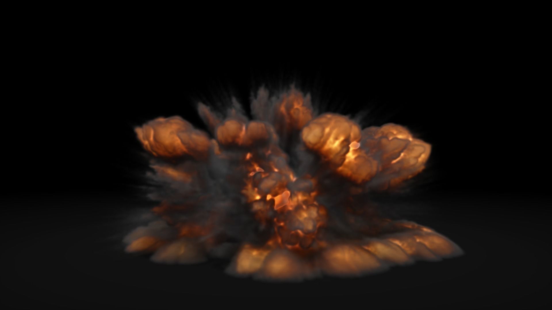 Low Poly Explosions Pack - vdb animated 3D model_6