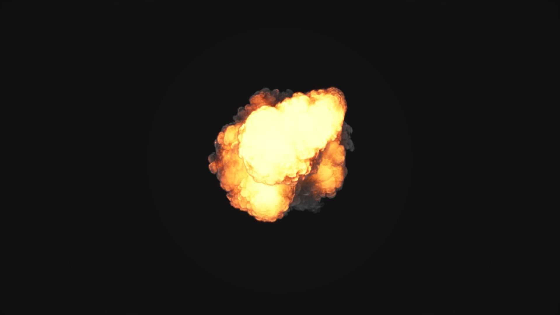 Low Poly Explosions Pack - vdb animated 3D model_45