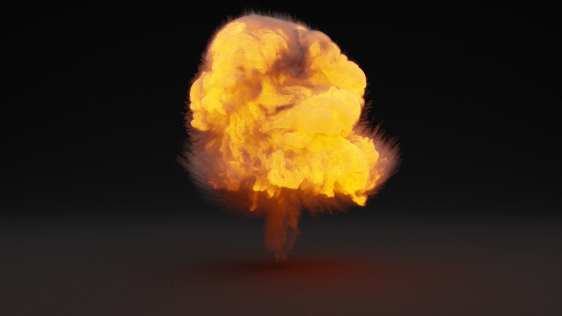 Low Poly Explosions Pack - vdb animated 3D model_34
