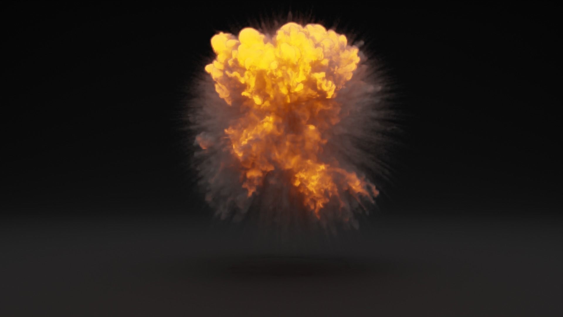 Low Poly Explosions Pack - vdb animated 3D model_64