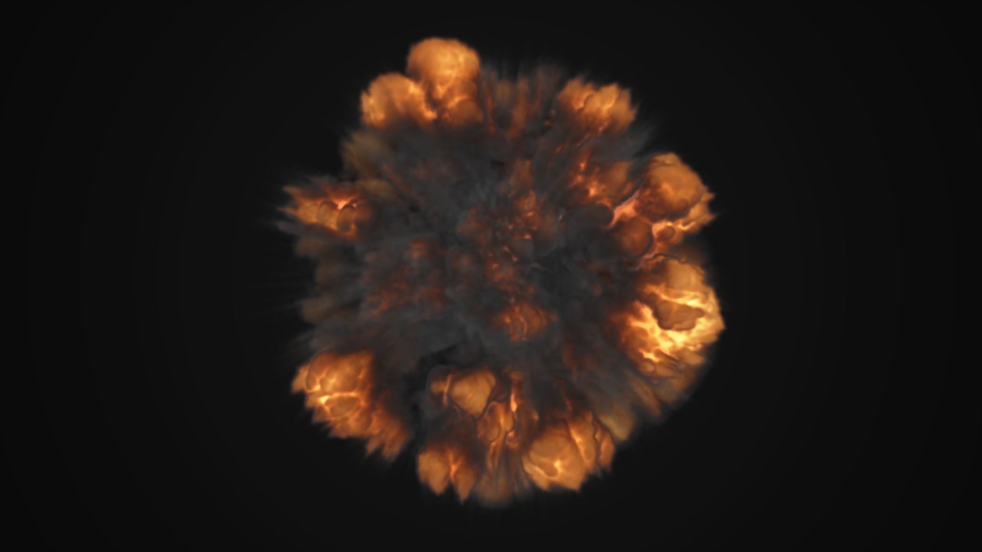 Low Poly Explosions Pack - vdb animated 3D model_9