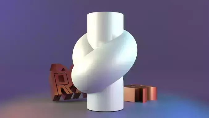 Knot vase 01
