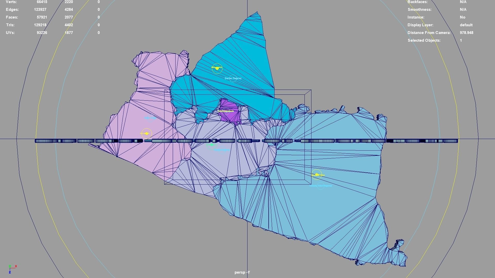 Special Region of Yogyakarta  Java  Indonesia map region 3D model_4