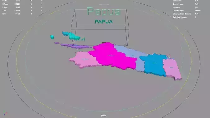 Papua  Western New Guinea  Indonesia map region geography
