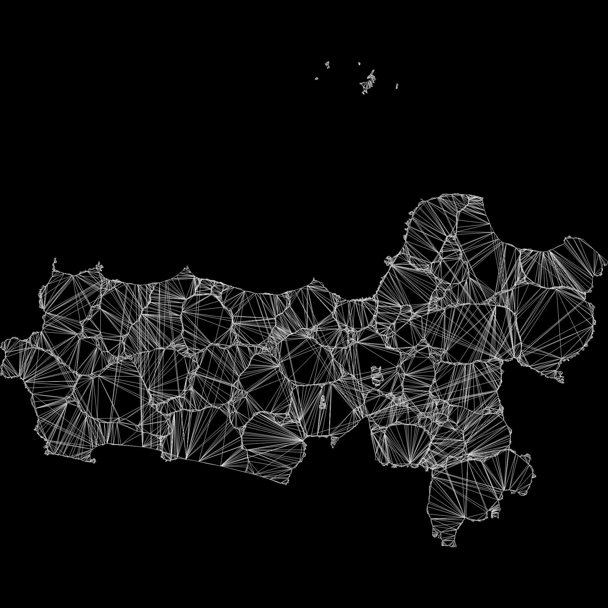 Central Java  Java  Indonesia map region geography political 3D model_10