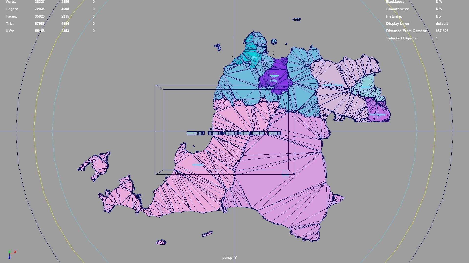 Banten  Java  Indonesia map region geography political 3D model_4