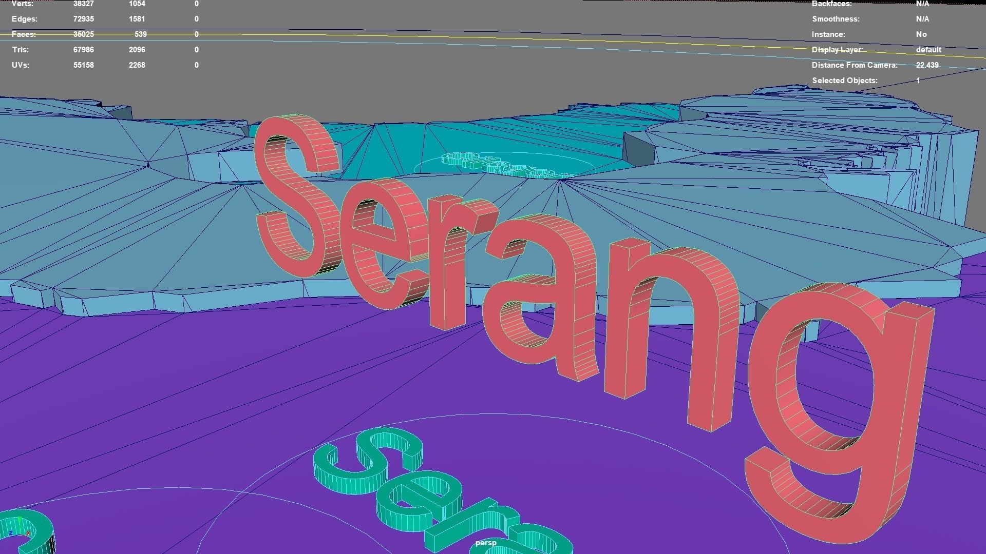 Banten  Java  Indonesia map region geography political 3D model_8