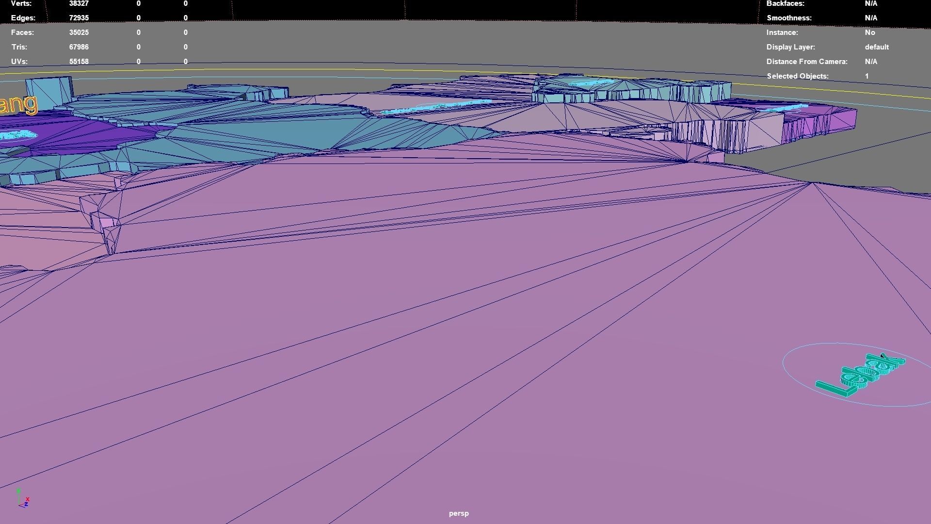 Banten  Java  Indonesia map region geography political 3D model_6