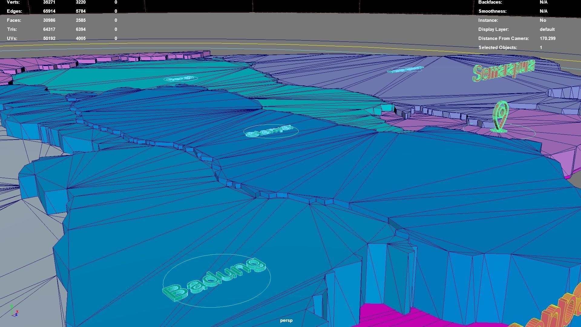 Bali  Lesser Sunda Islands  Indonesia map region geography 3D model_7