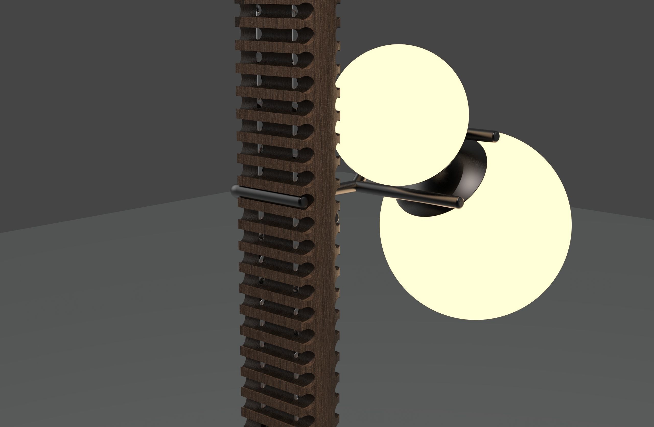 Modern Design Lighting 3D Model - High Quality and Detailed 3D model_4