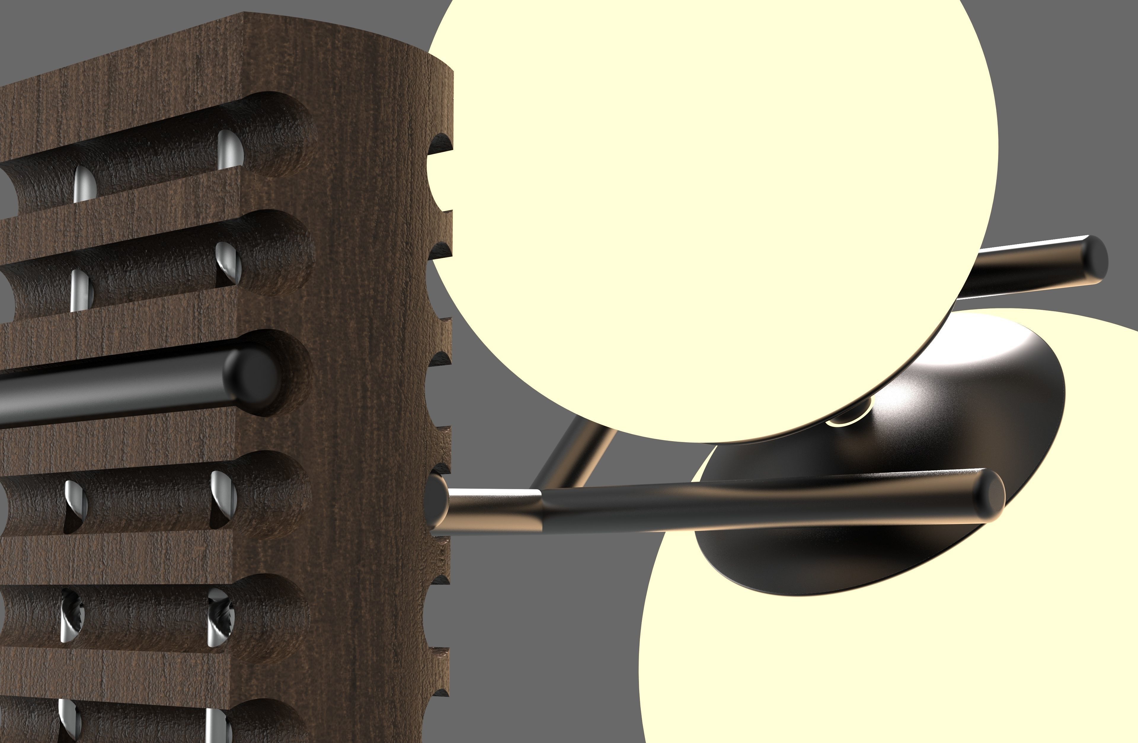 Modern Design Lighting 3D Model - High Quality and Detailed 3D model_1