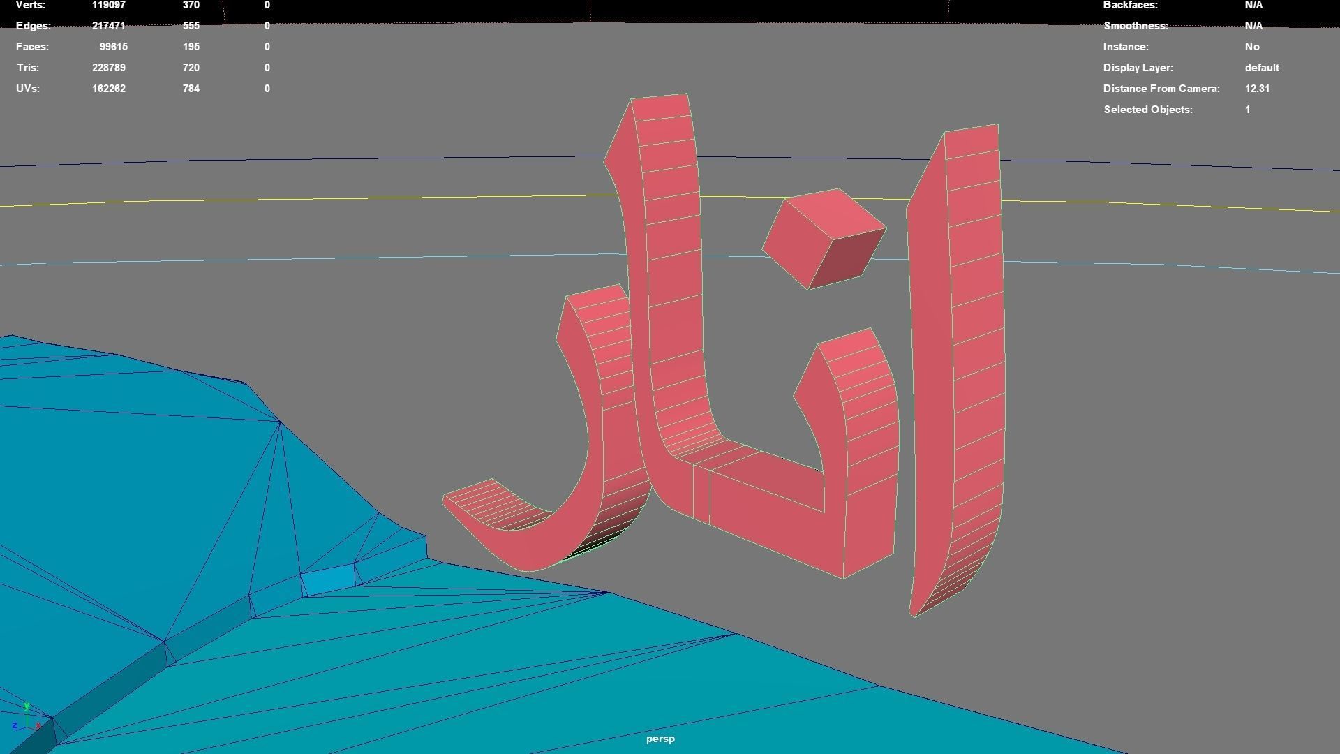 Kerman Province  Iran map region geography political geographic 3D model_9