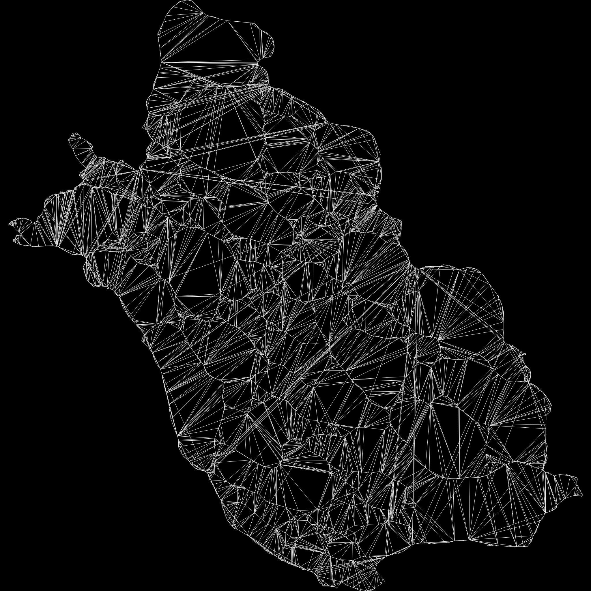 Fars Province  Iran map region geography political geographic 3D model_10
