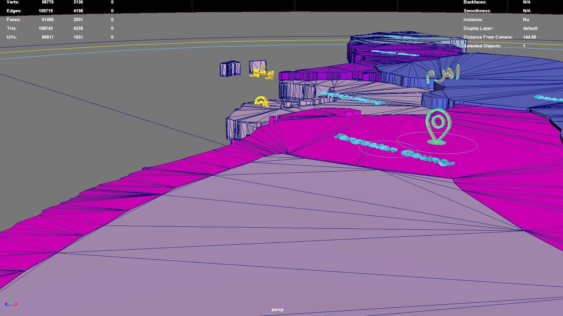 Bushehr Province  Iran map region geography political geographic 3D model_8
