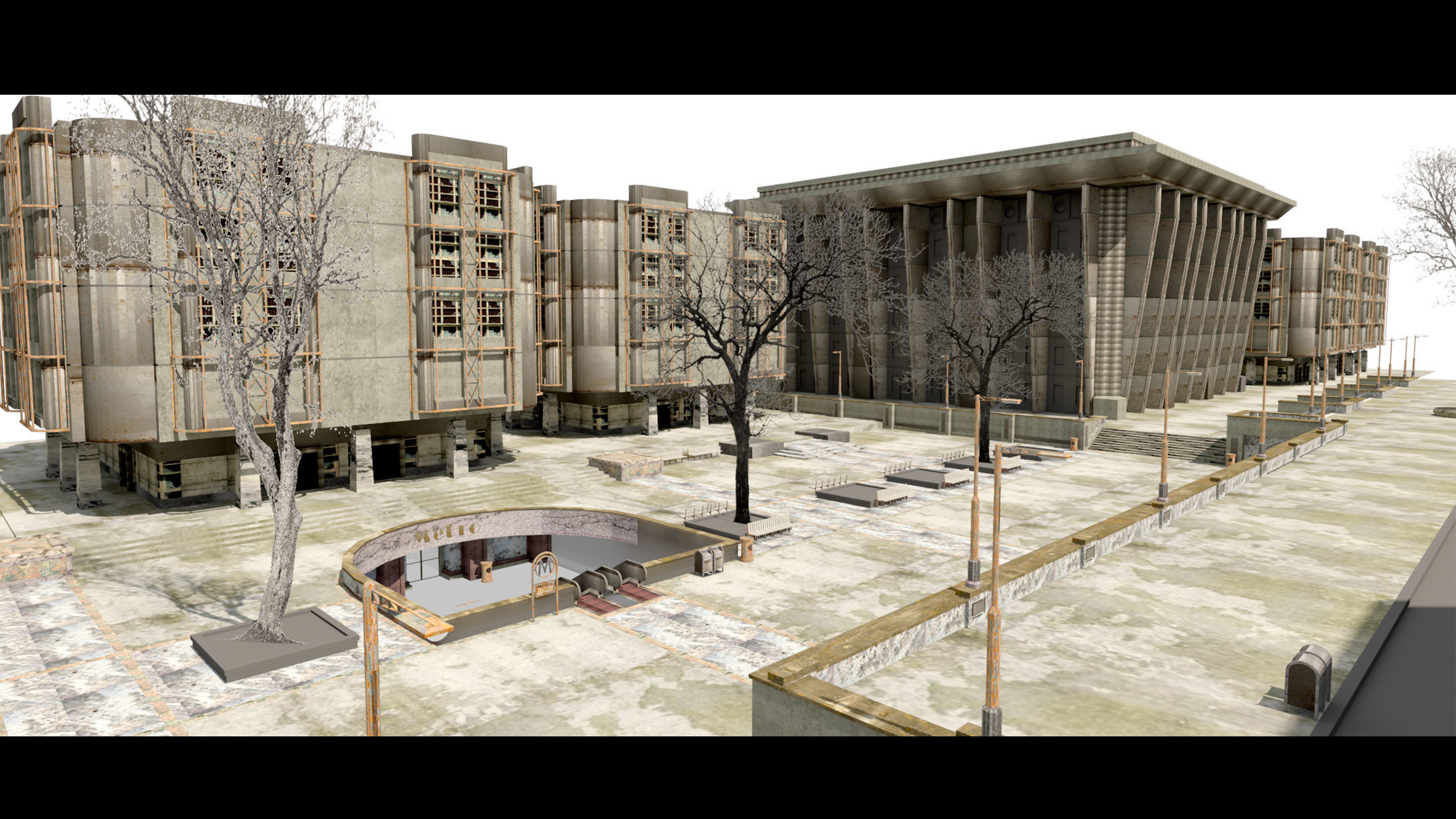 Obsolete Zone- 3d Model 3D model_3