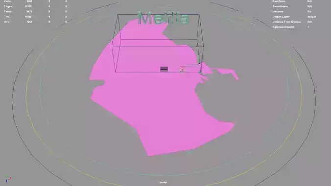 Melilla  Spain map region geography political geographic