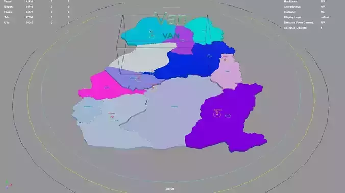 Van  Eastern Anatolia Region  Turkey map region geography