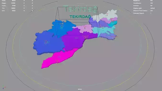 Tekirdag  Marmara Region  Turkey map region geography political