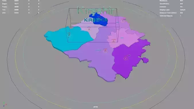 Kirsehir  Central Anatolia Region  Turkey map region geography