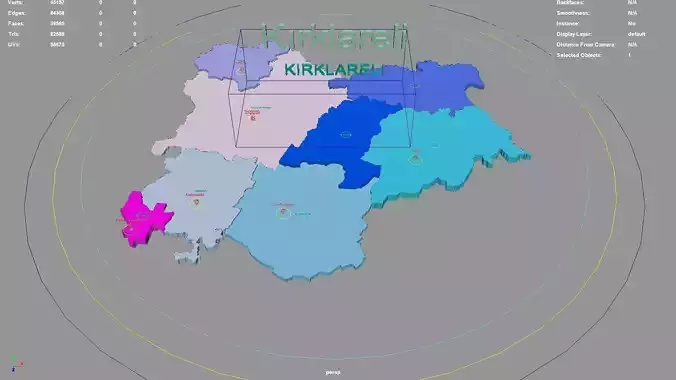 Kirklareli  Marmara Region  Turkey map region geography