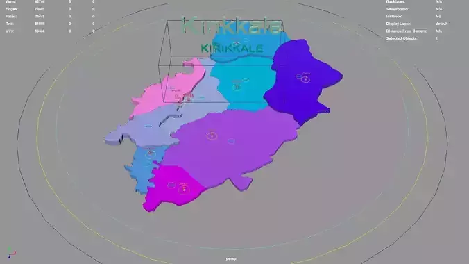 Kirikkale  Central Anatolia Region  Turkey map region geography