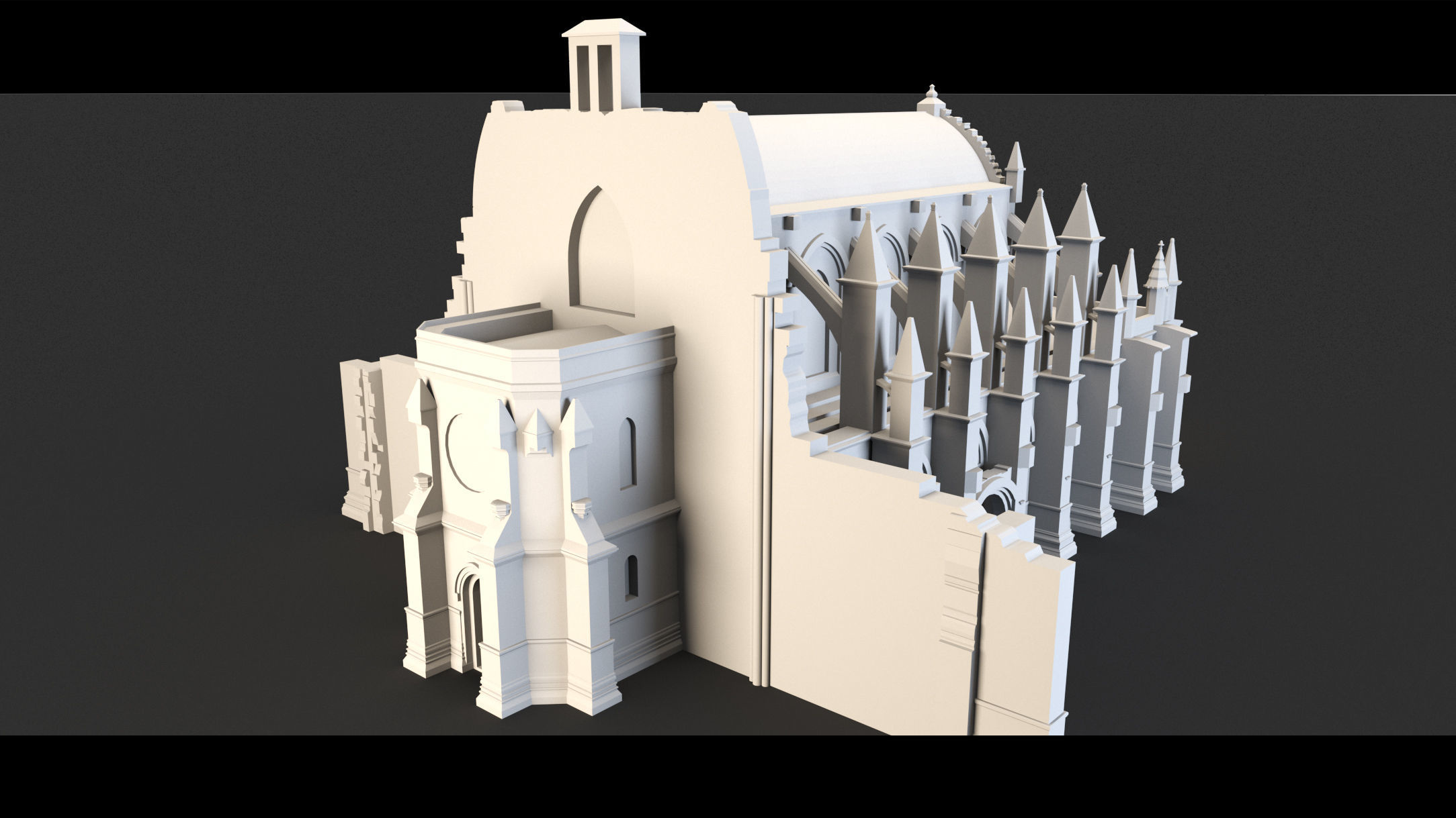 Rosslyn Chapel- 3d Model 3D model_8